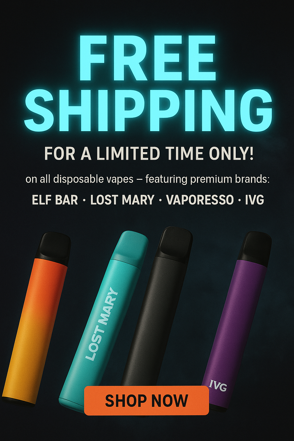 vape free shhipping